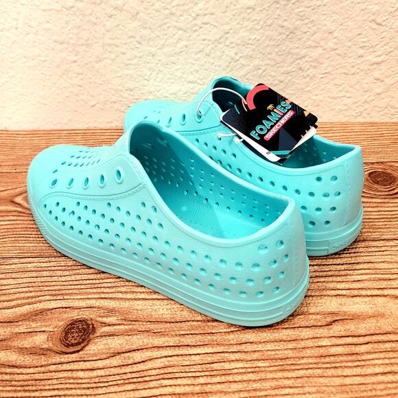 Skechers Foamies Big Girls Guzman Lite Shore Splash Water Shoes Mint NWT - Picture 2 of 4